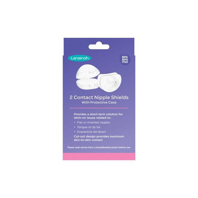 Lansinoh Contact Nipple Shields Medium 20mm 2 per pack