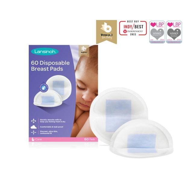 Lansinoh Disposable Nursing Breast Pads 60 per pack