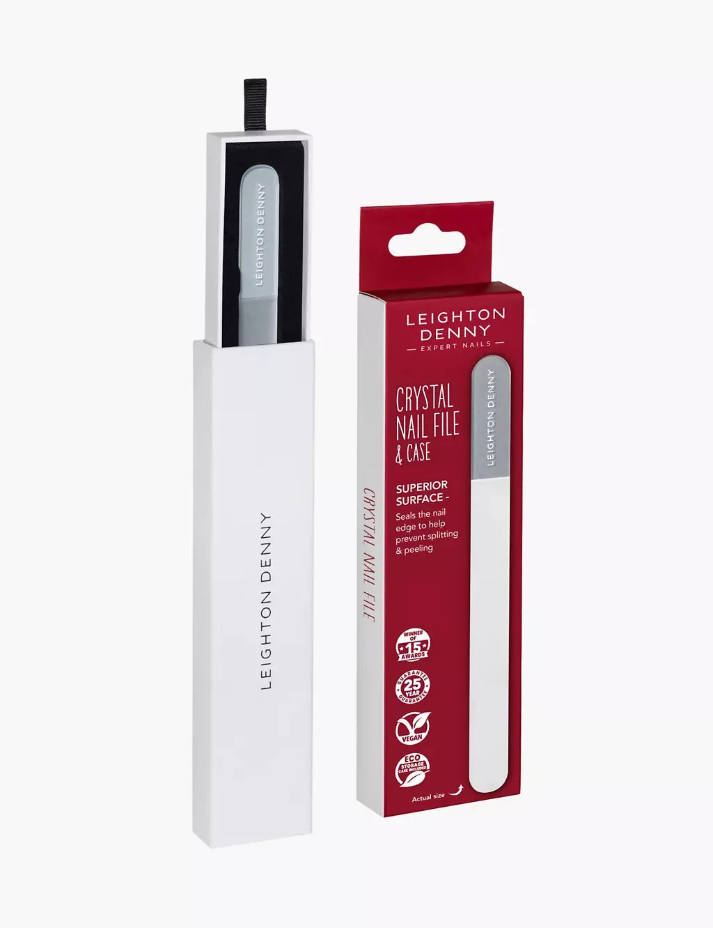 Large Crystal Nail File (195mm) & Case