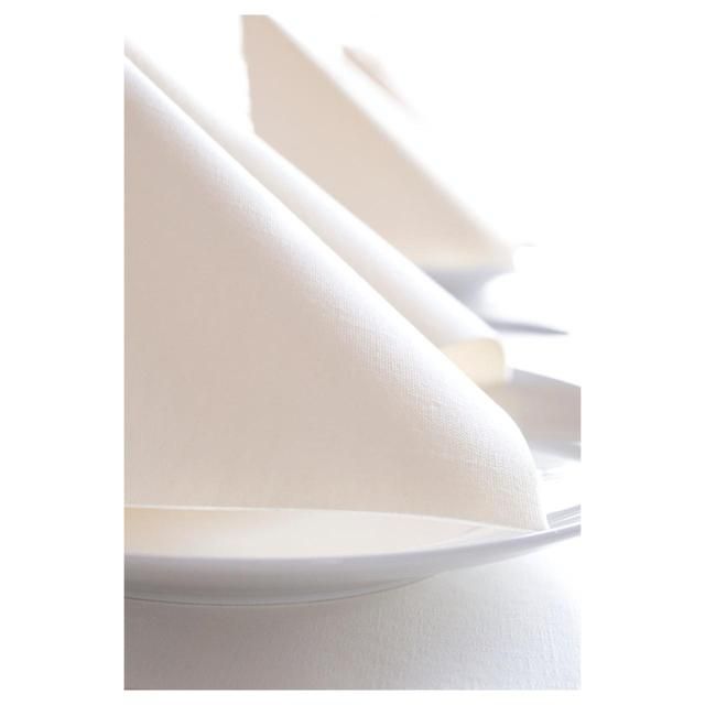 Large White Compostable Paper Napkins 12 per pack