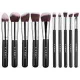 LaRoc 10pc Kabuki Makeup Brush Set