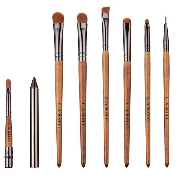 LaRoc 15 Piece Wood Handled Brush Set