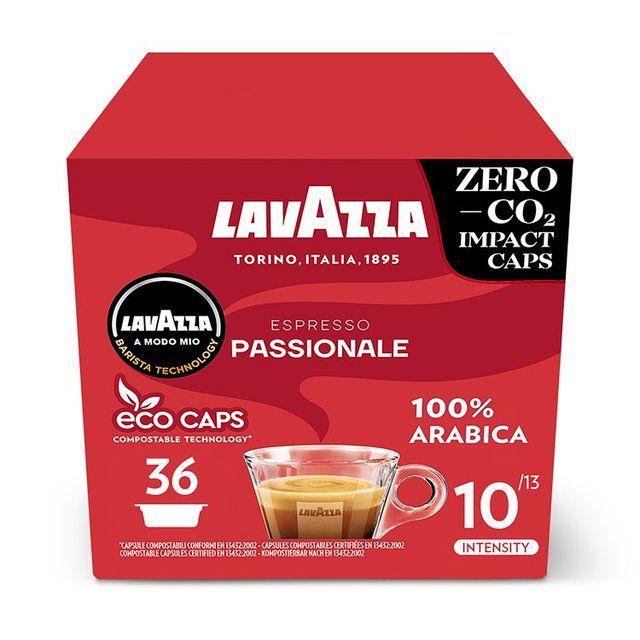 Lavazza A Modo Mio Passionale Capsules 36 per pack
