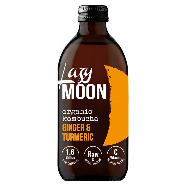 LAZY MOON Ginger & Turmeric Organic Kombucha 330ml
