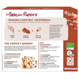 Le Pain des Fleurs Chestnut Crispbread 150g