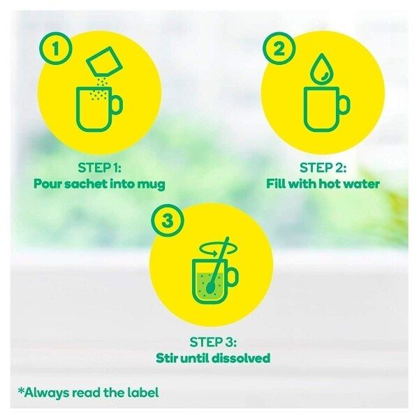 Lemsip Max Cold & Flu Lemon Sachets Paracetamol 10s