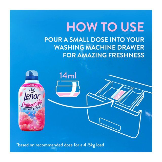 Lenor Outdoorable Fabric Conditioner Pink Blossom 770ml