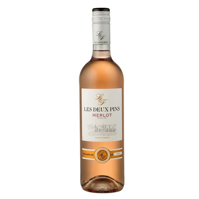 Les Deux Pins Merlot Rose 75cl