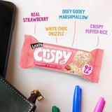 Lexi's Crispy Treat - Strawberry & White Choc Multipack 12 x 25g
