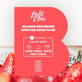 Light & Free Strawberry Greek Style 0% Added Sugar Fat Free Yoghurt 4 x 115g