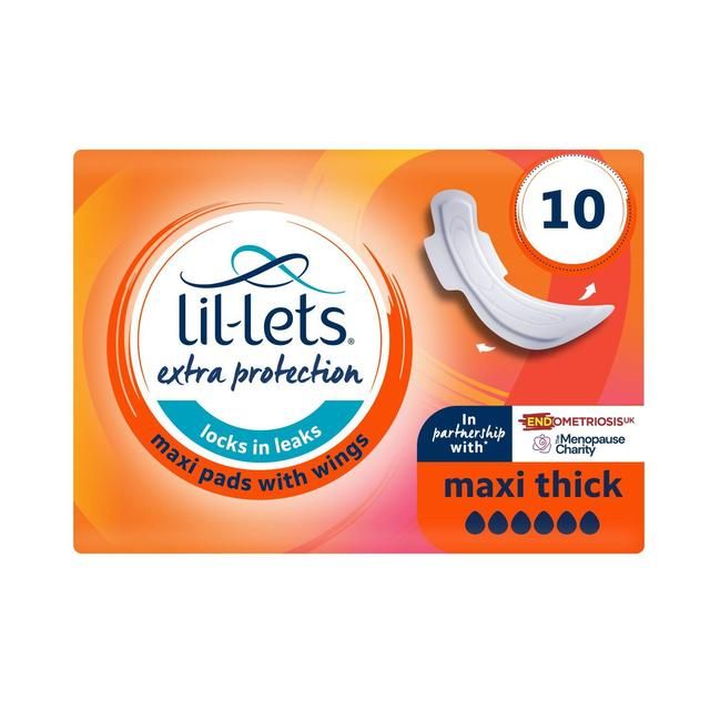 Lil-lets Extra Protection Ultra Maxi Pads 10 per pack
