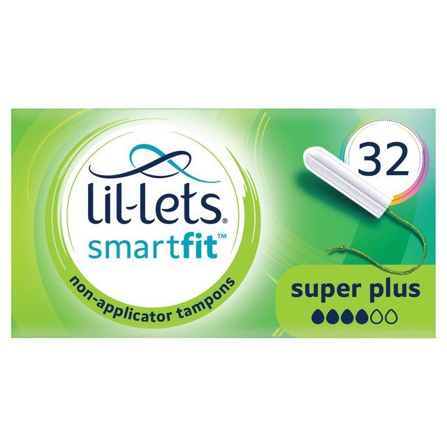 Lil-Lets Non-Applicator Tampons Super Plus   32 per pack