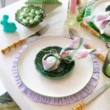 Lilac & Green Paper Party Napkins 20 per pack