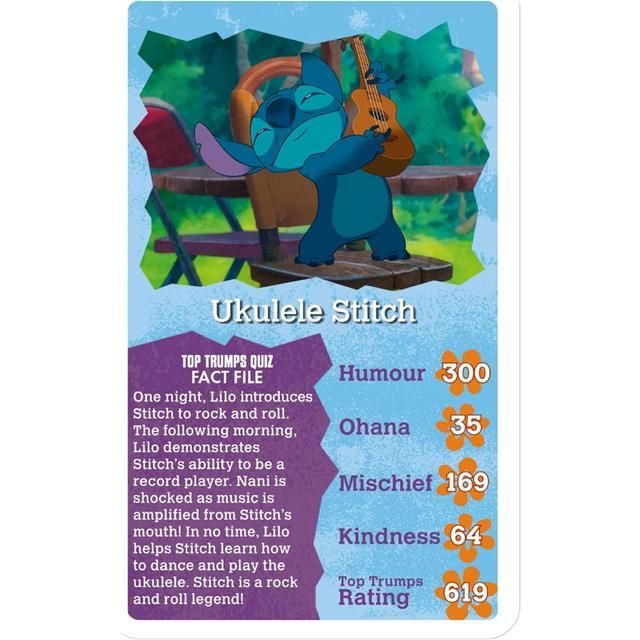 Lilo & Stitch Top Trumps Card Game