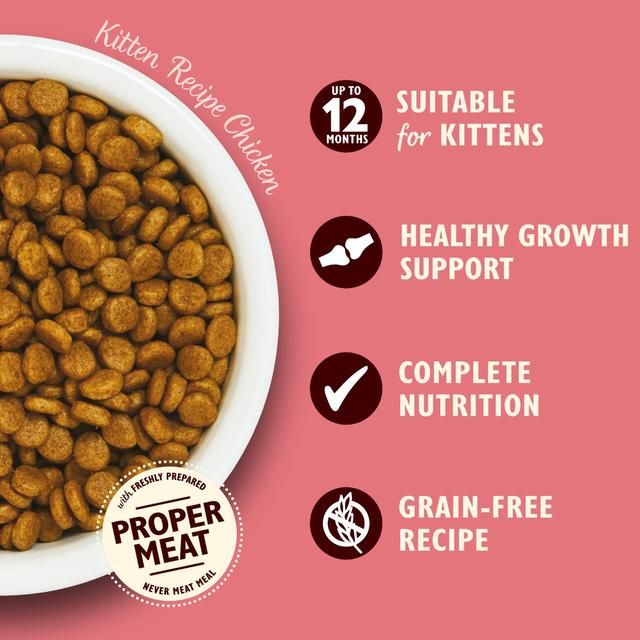 Lily's Kitchen Cat Chicken & White Fish Dry Kitten Food 800g