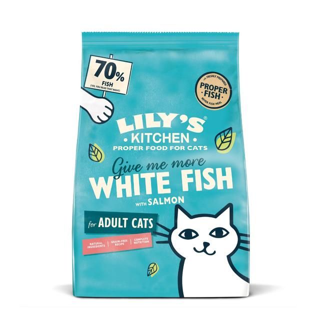 Lily's Kitchen Cat Fisherman's Feast White Fish with Salmon Dry Food 2kg