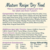 Lily's Kitchen Cat White Fish &Turkey Senior Recipe Dry Food 800g