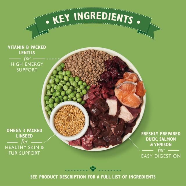 Lily's Kitchen Dog Duck Salmon & Venison Wild Woodland Walk Adult Dry Food 12kg