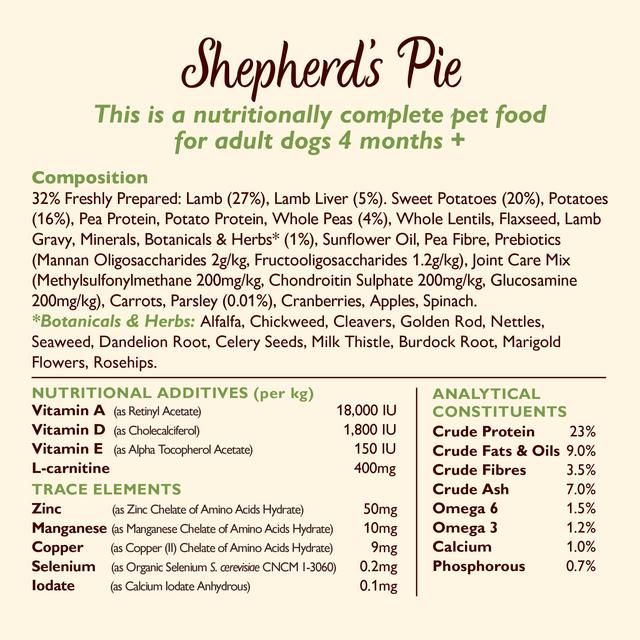 Lily's Kitchen Dog Lamb Shepherd's Pie Adult Dry Food   2.5kg