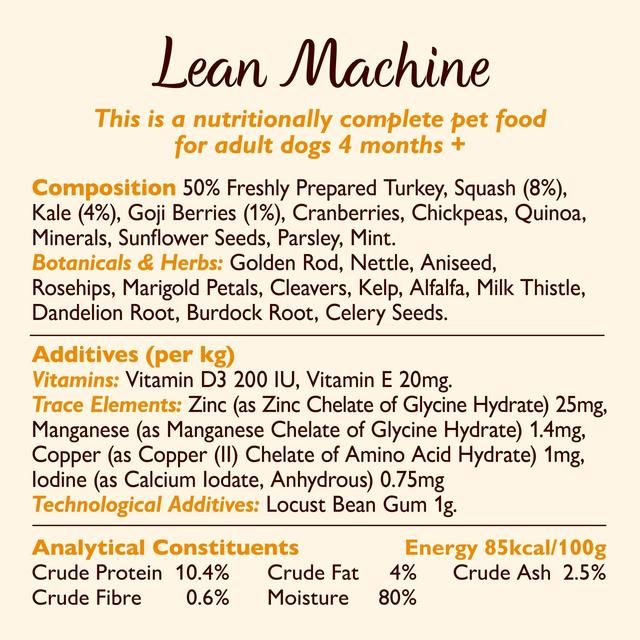 Lily's Kitchen Lean Machine Tray for Dogs   150g