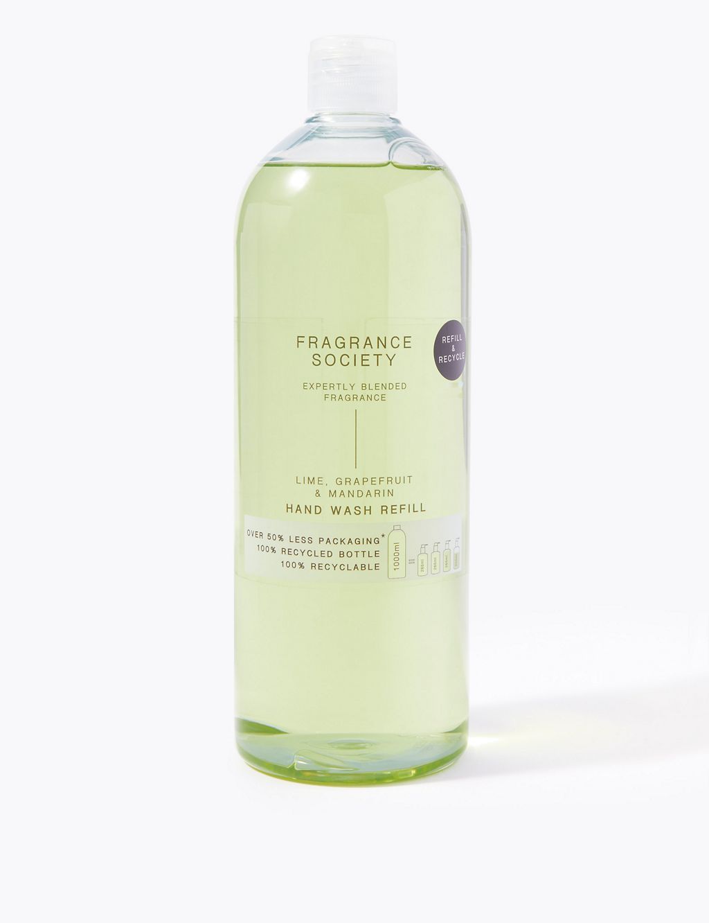 Lime, Grapefruit and Mandarin Hand Wash Refill 1L