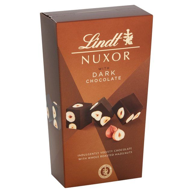 Lindt NUXOR Dark Gianduja Chocolate with Hazelnuts 165g