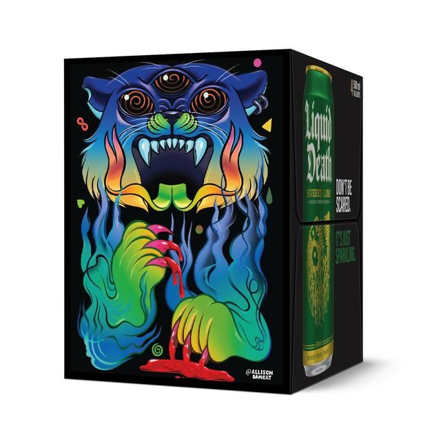 Liquid Death Severed Lime Sparkling Water 4 x 500ml