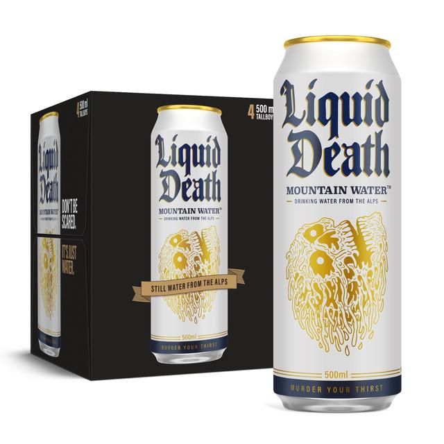 Liquid Death Still Mountain Water 4 x 500ml