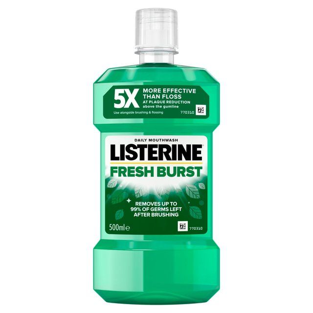 Listerine Antiseptic Fresh Burst Mouthwash 500ml
