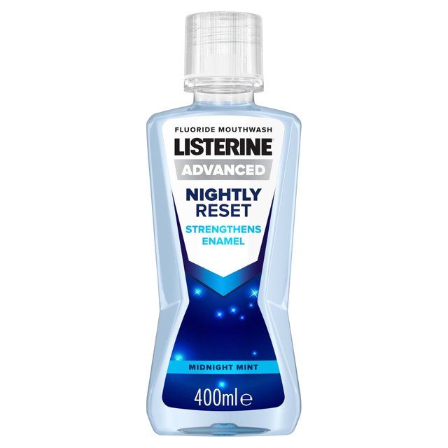Listerine Nightly Reset Midnight Mint Mouthwash 400ml
