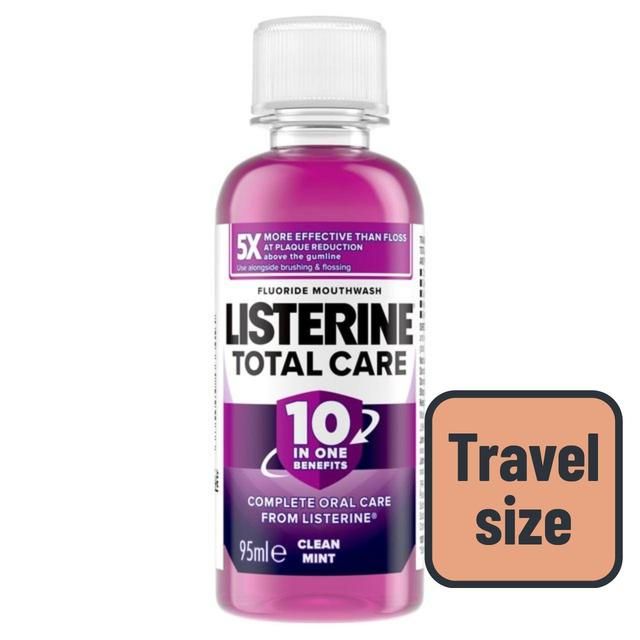 Listerine Total Care 10-in-1 Benefit Clean Mint Mouthwash 95ml