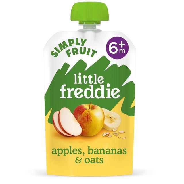 Little Freddie Organic Wholesome Apples Bananas and Oats 100g