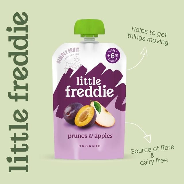 Little Freddie Prunes & Apples Organic Pouch 6 mths+ 100g