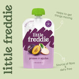 Little Freddie Prunes & Apples Organic Pouch 6 mths+ 100g