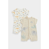 Little Zoo Rompers - 2 Pack