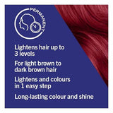 LIVE Colour + Lift Permanent Red Hair Dye Deep Red