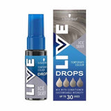 LIVE Drops Semi-Permanent Orchid Purple Hair Dye 30ml Ice Silver