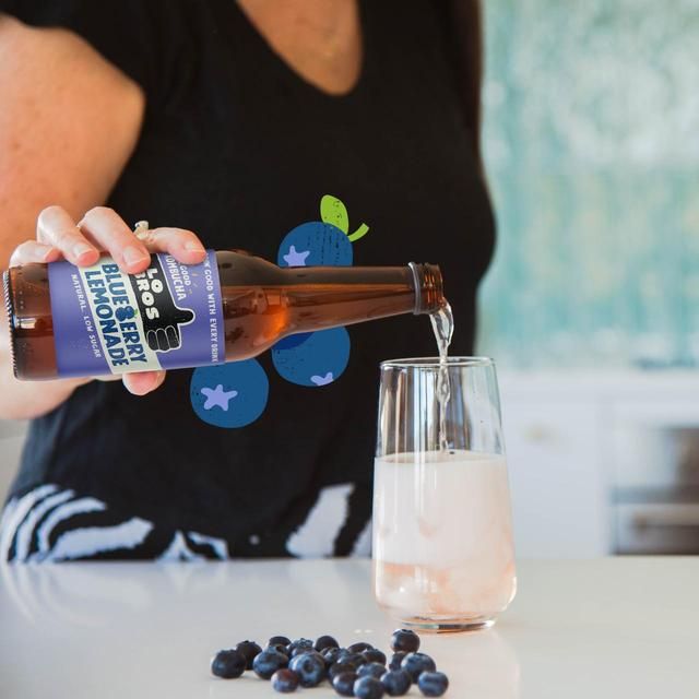 Lo Bros Kombucha Blueberry Lemonade Low Sugar 330ml
