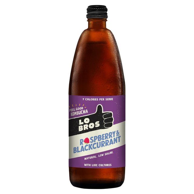 Lo Bros Kombucha - Raspberry & Blackcurrant 750ml