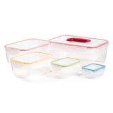 LocknLock Rainbow Nestable Storage Set 5 per pack