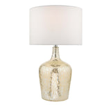 Lolek Silver Glass Dual Light Table Lamp