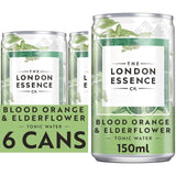 London Essence Co. Blood Orange & Elderflower Tonic Water Cans 6 x 150ml