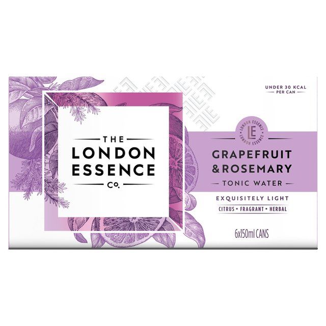 London Essence Co. Grapefruit & Rosemary Tonic Water Cans 6 x 150ml