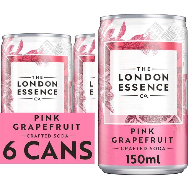 London Essence Co. Pink Grapefruit Cans 6 x 150ml