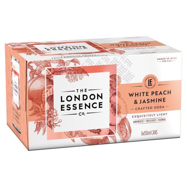 London Essence Co. White Peach & Jasmine Cans 6 x 150ml