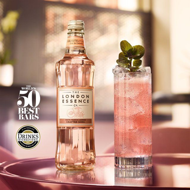 London Essence Co. White Peach & Jasmine Soda 500ml