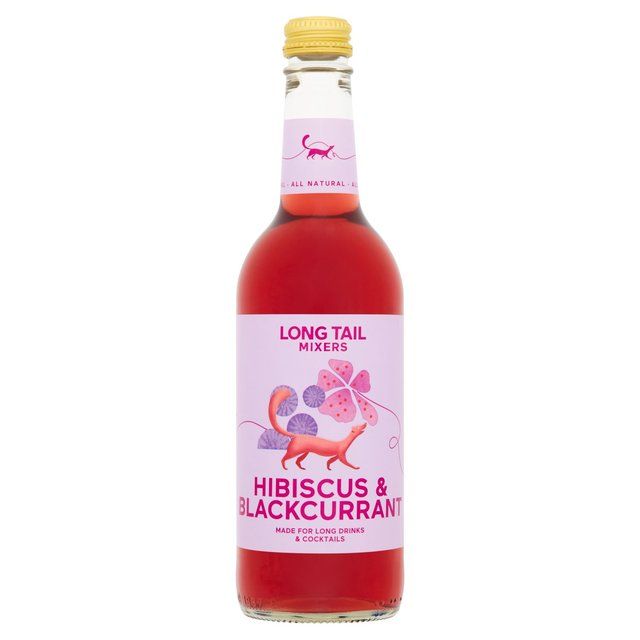 Long Tail Mixers Hibiscus & Blackcurrant 500ml