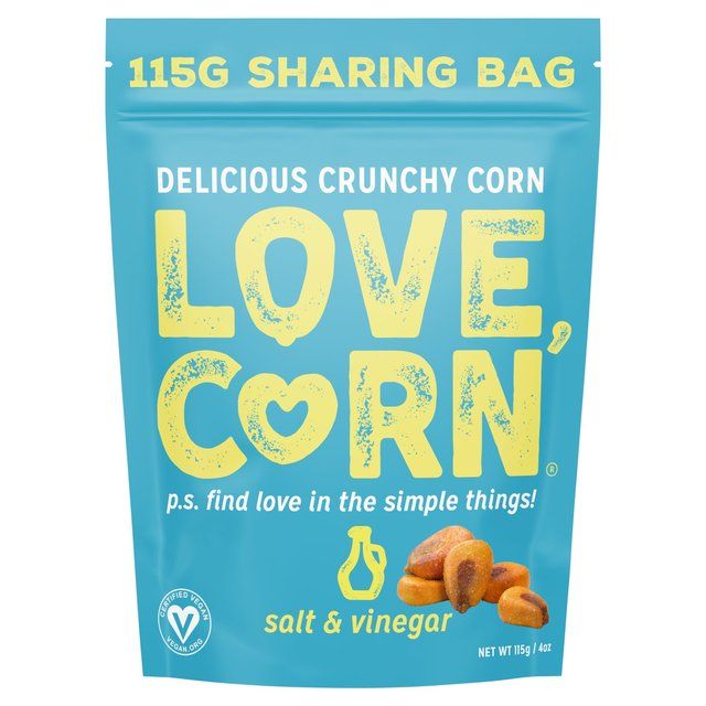 LOVE CORN Salt & Vinegar Crunchy Corn 115g