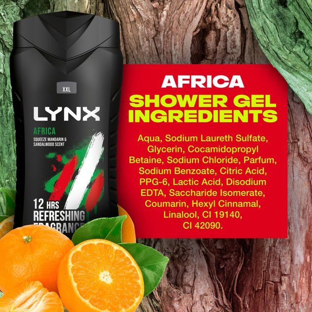 Lynx Africa Body Wash Shower Gel 500ml