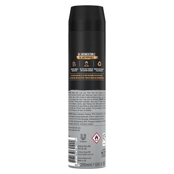 Lynx Antiperspirant Deodorant Aerosol Dark Temptation 250ml